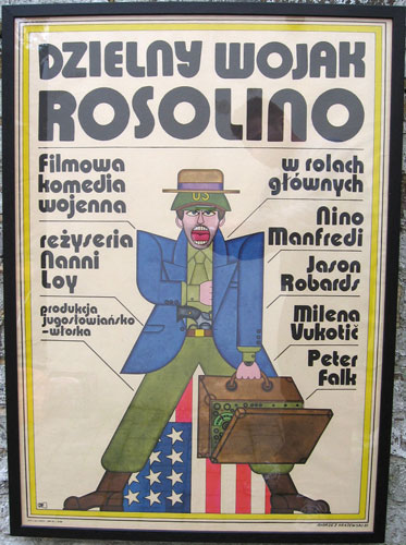 Polish poster by Andrzej Krajewski