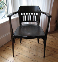 Jugendstil armchair by Otto Wagner